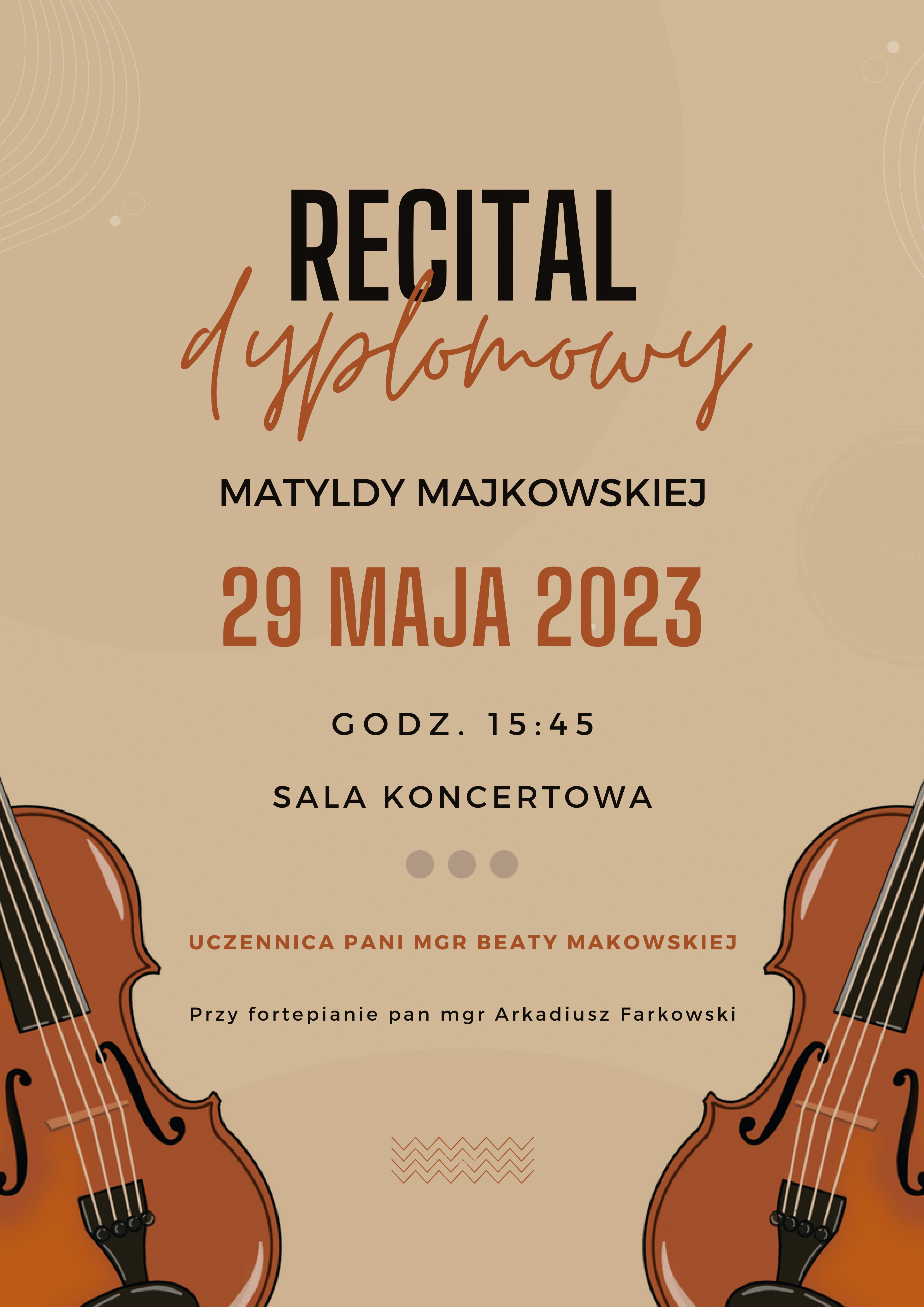 Recital dyplomowy