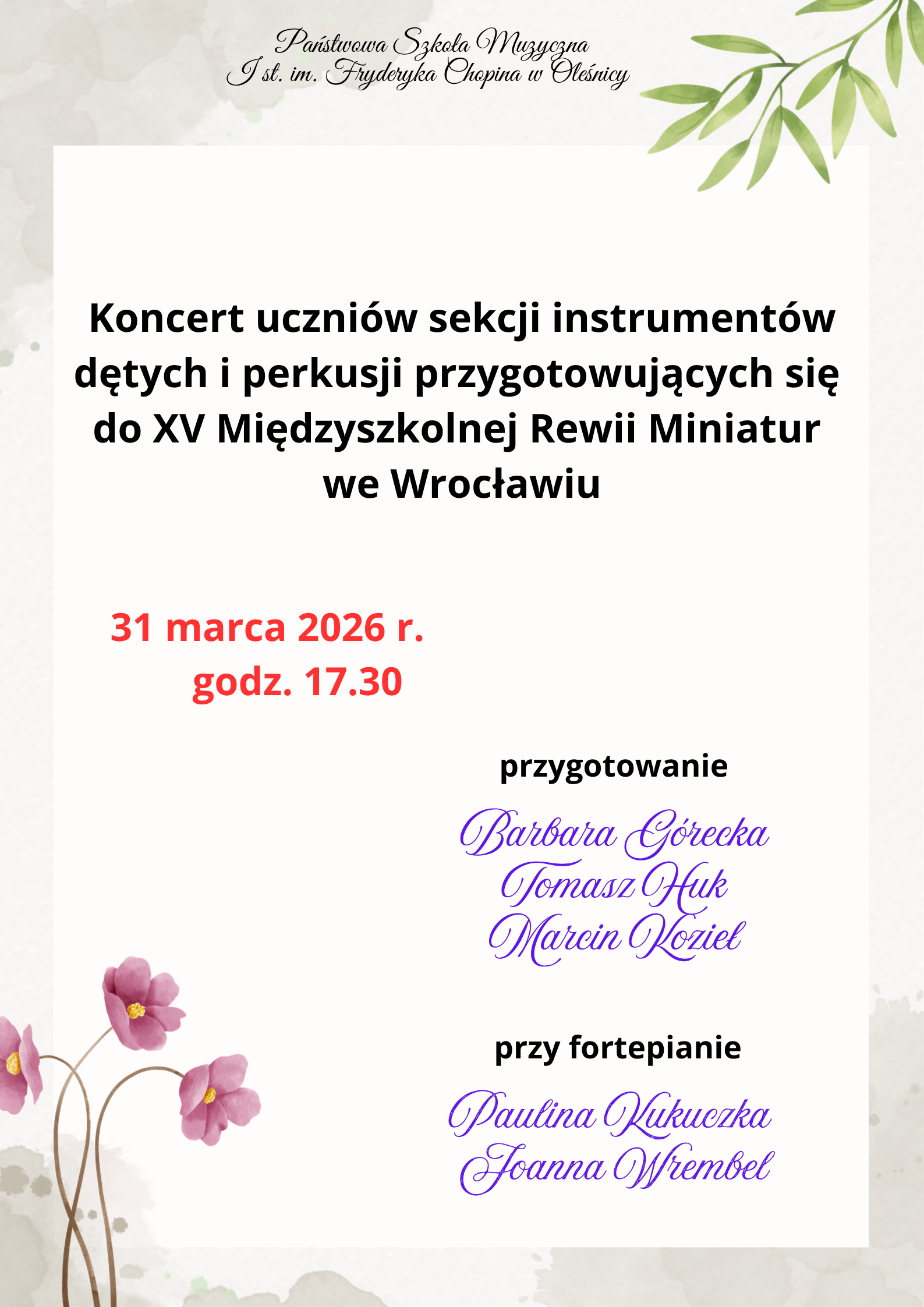 koncert 31.03.2026