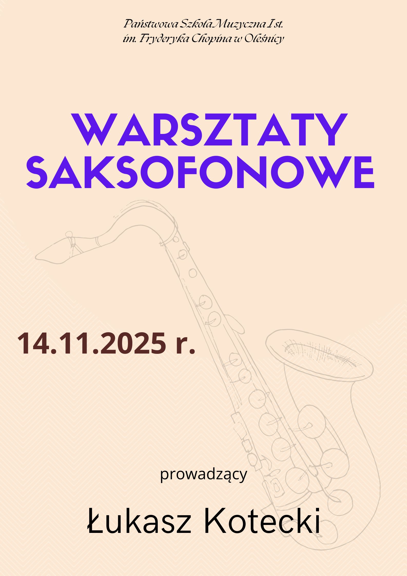 warsztaty saksofonowe