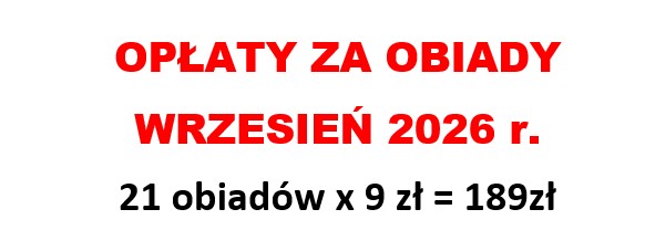 Opłaty za obiady