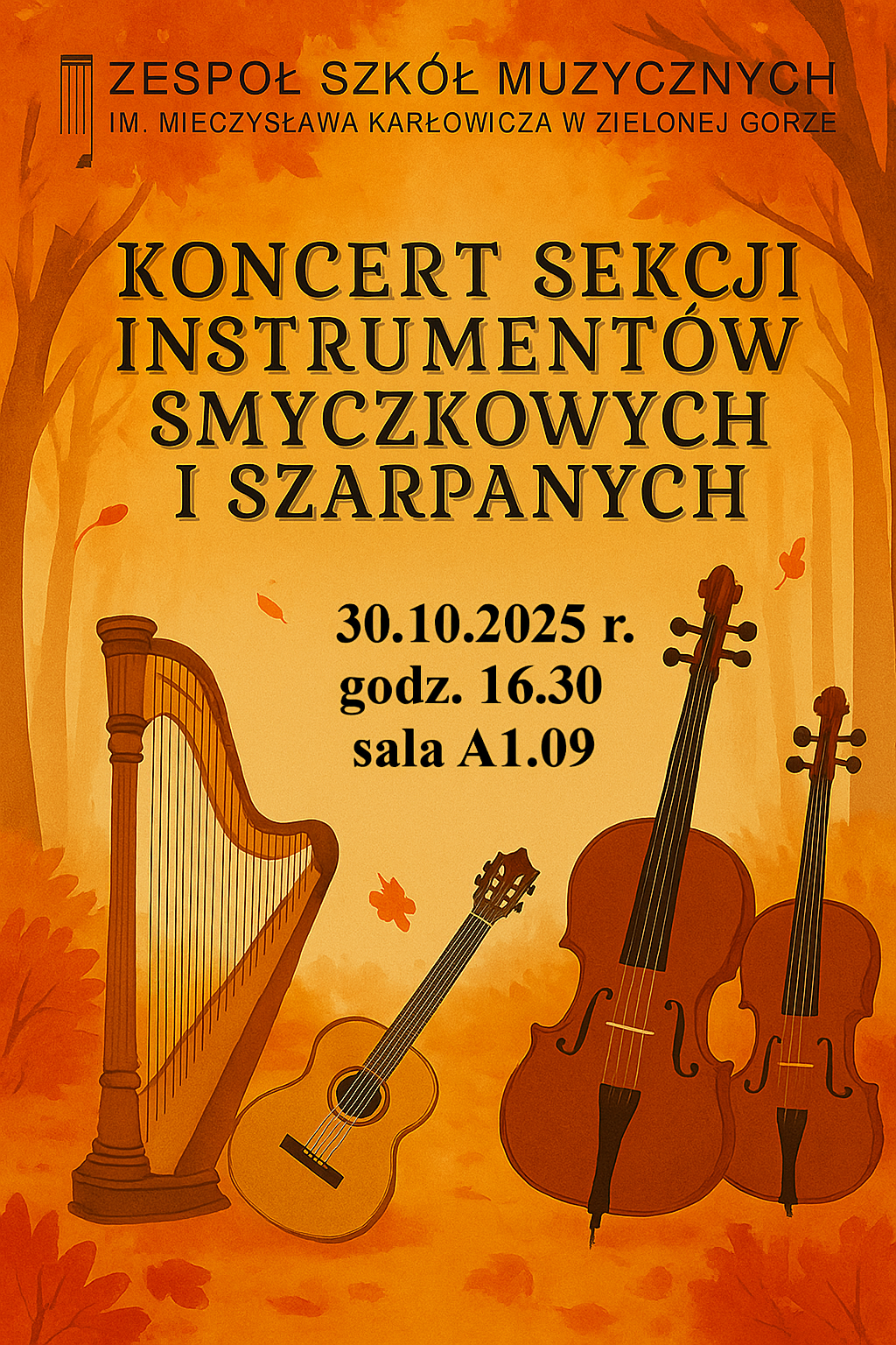 plakat konc. sekcji 30.10.25