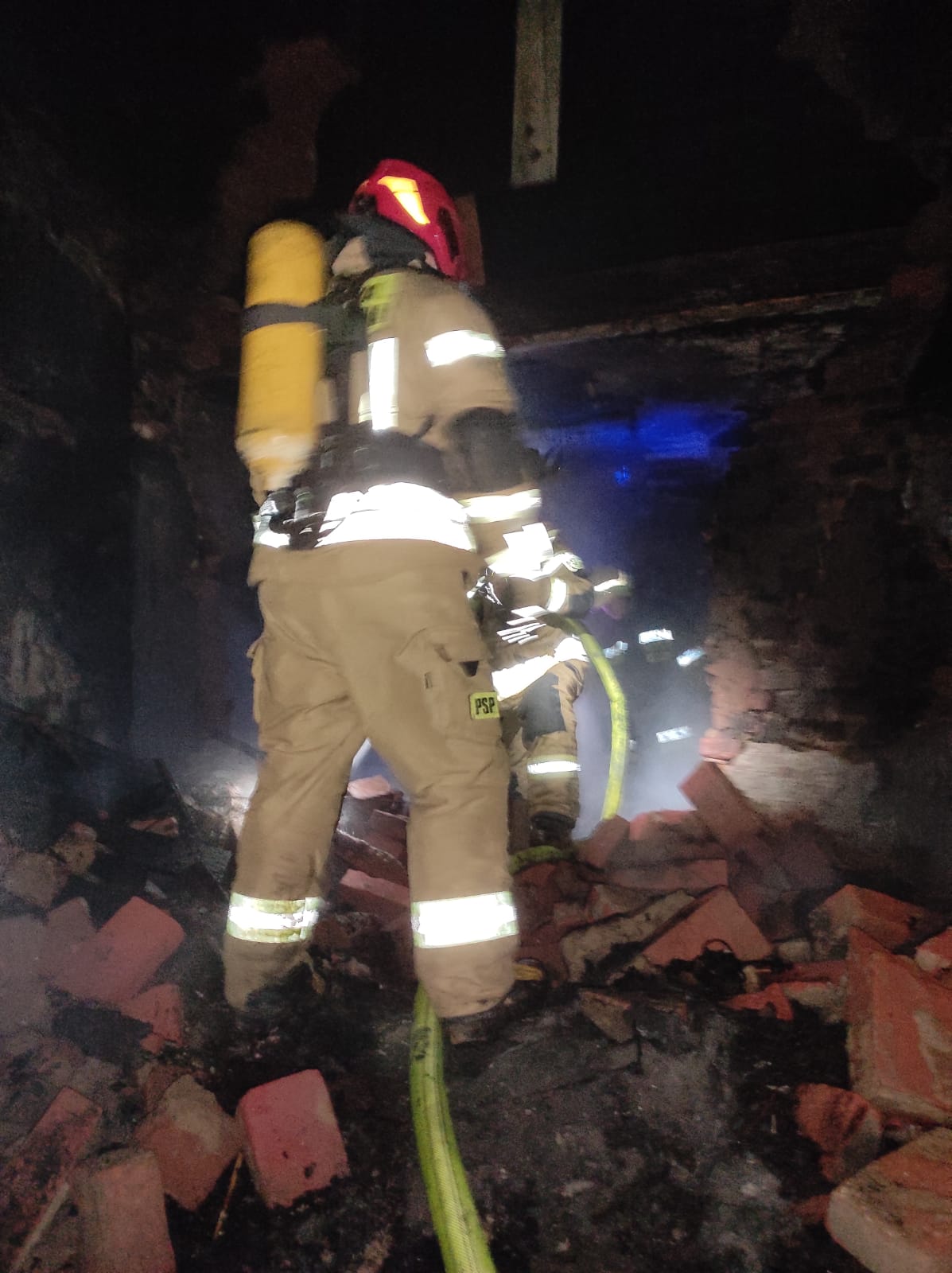 Pożar mieszkania – Borowiec 