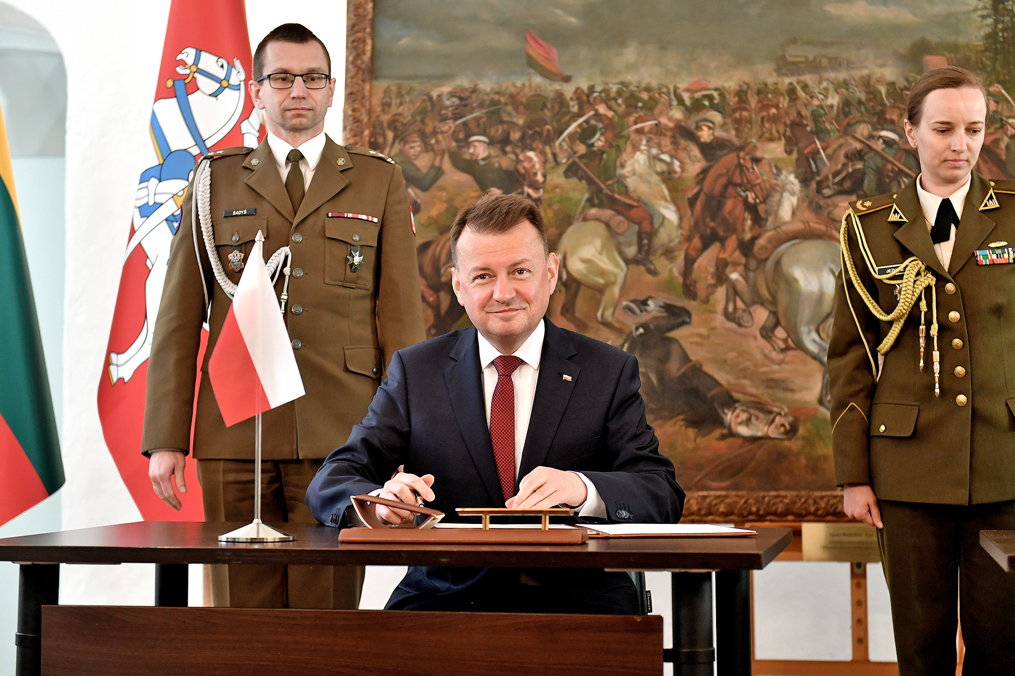 W piątek, 13 maja, w Wilnie Mariusz Błaszczak, minister obrony narodowej spotkał się ze swoim litewskim odpowiednikiem Arvydasem Anušauskasem na trzeciej Litewsko – Polskiej Radzie Ministrów Obrony