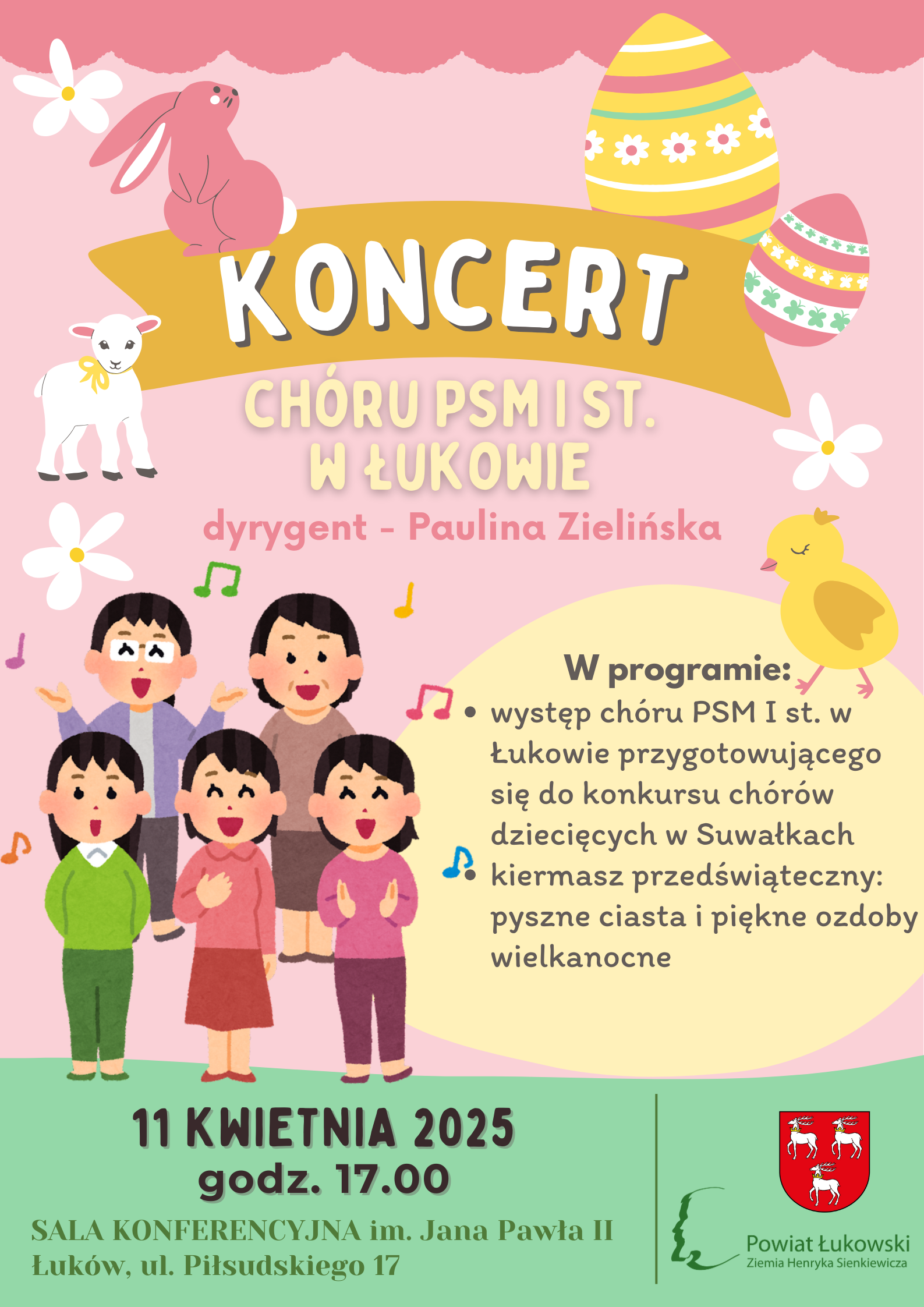 Plakat koncert chóru