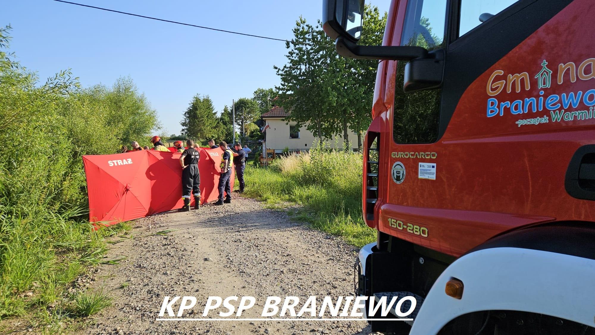 Tragiczne zdarzenie – Żelazna Góra gm. Braniewo