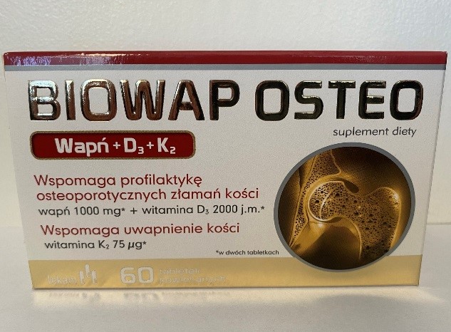 Biowap Osteo D3 + K2 (60 tabletek)