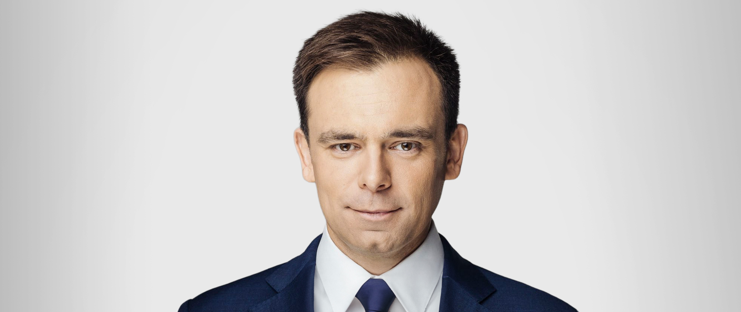 Minister finansów i gospodarki Andrzej Domański