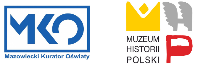 Logotyp Mazowieckiego Kuratora Oświaty i Muzeum Historii Polski