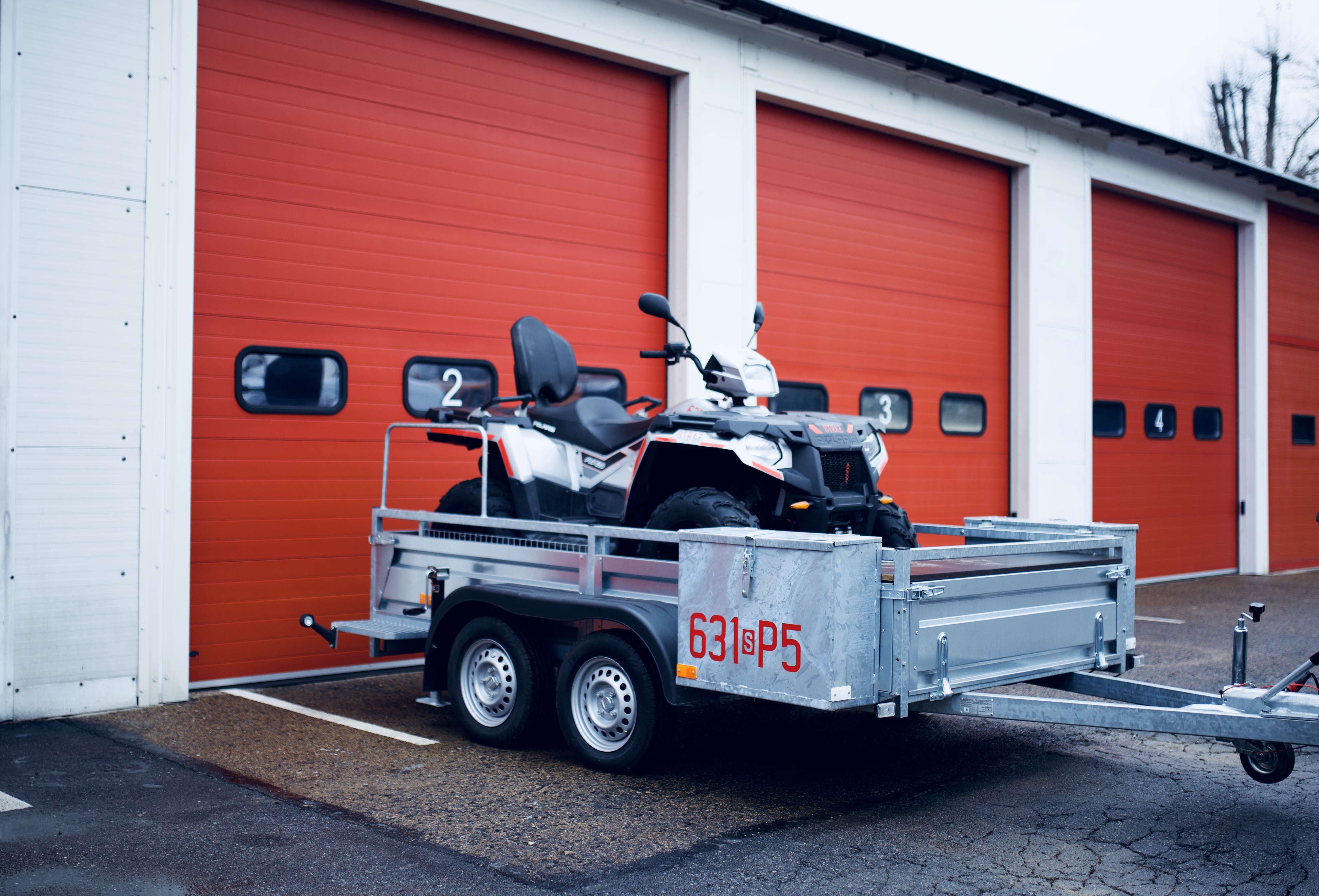 Quad POLARIS SPORTSMAN TOURING 570 wraz z przyczepą 