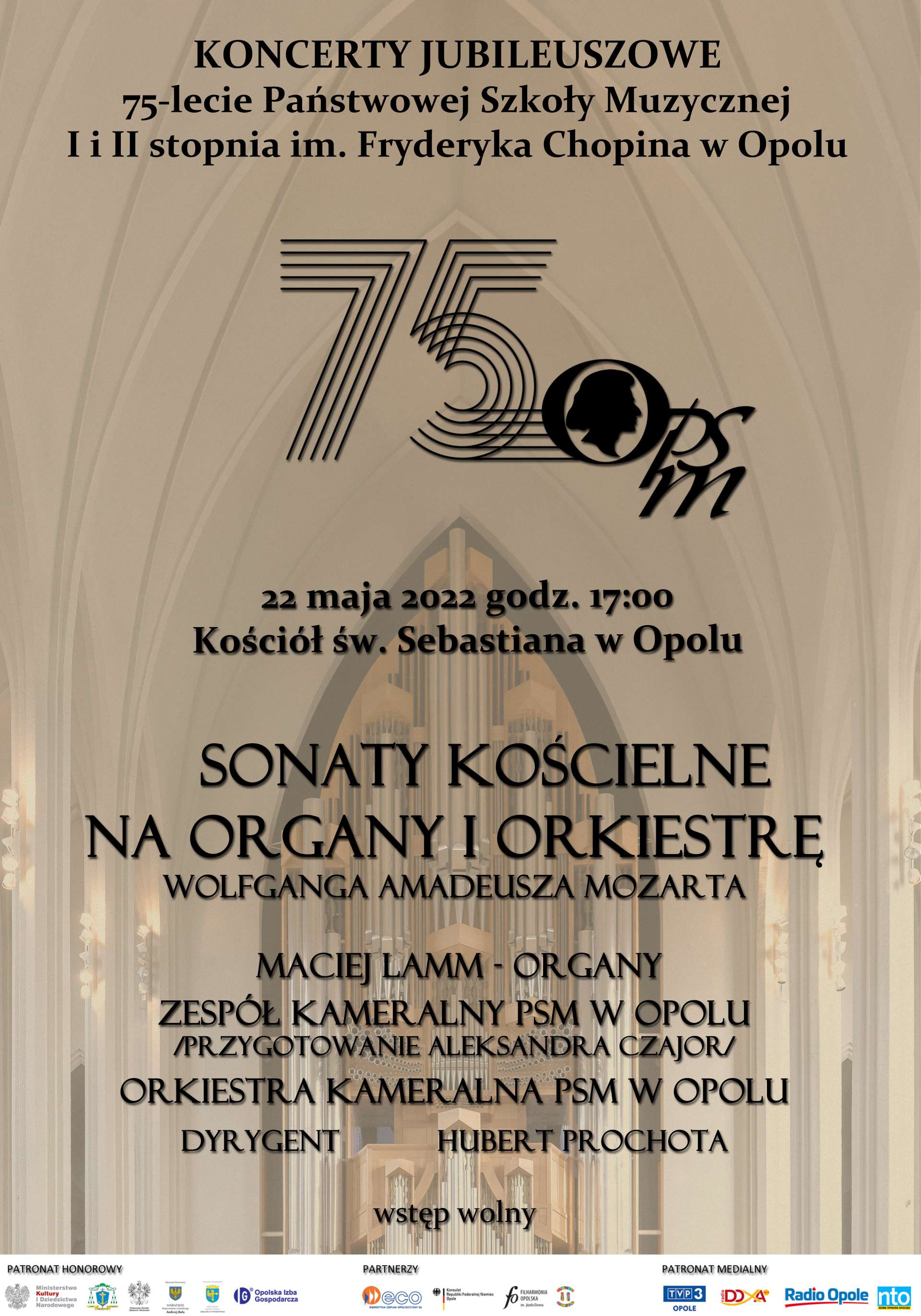 Plakat koncertu jubileuszowego