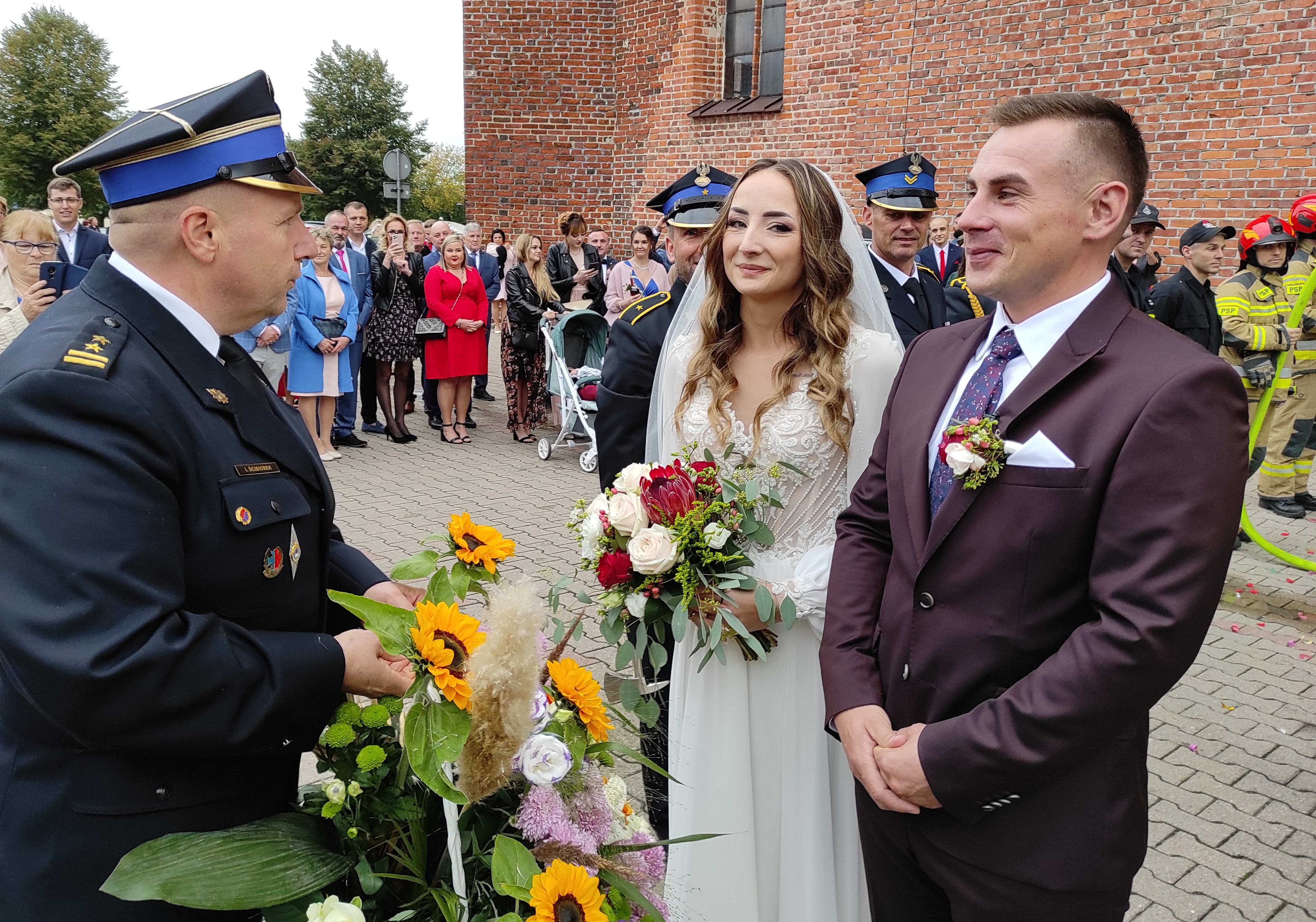 ślub strażaka
