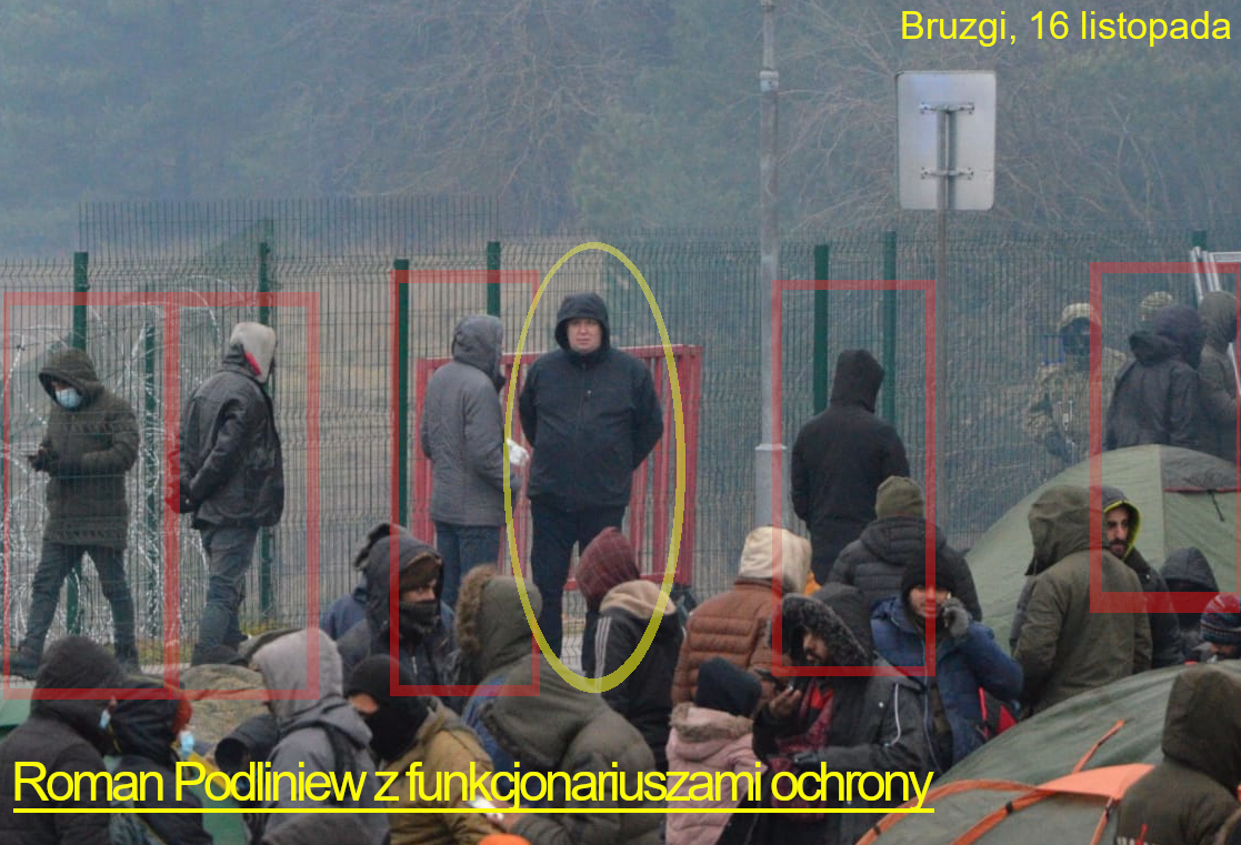 Roman Podliniew z ochroną