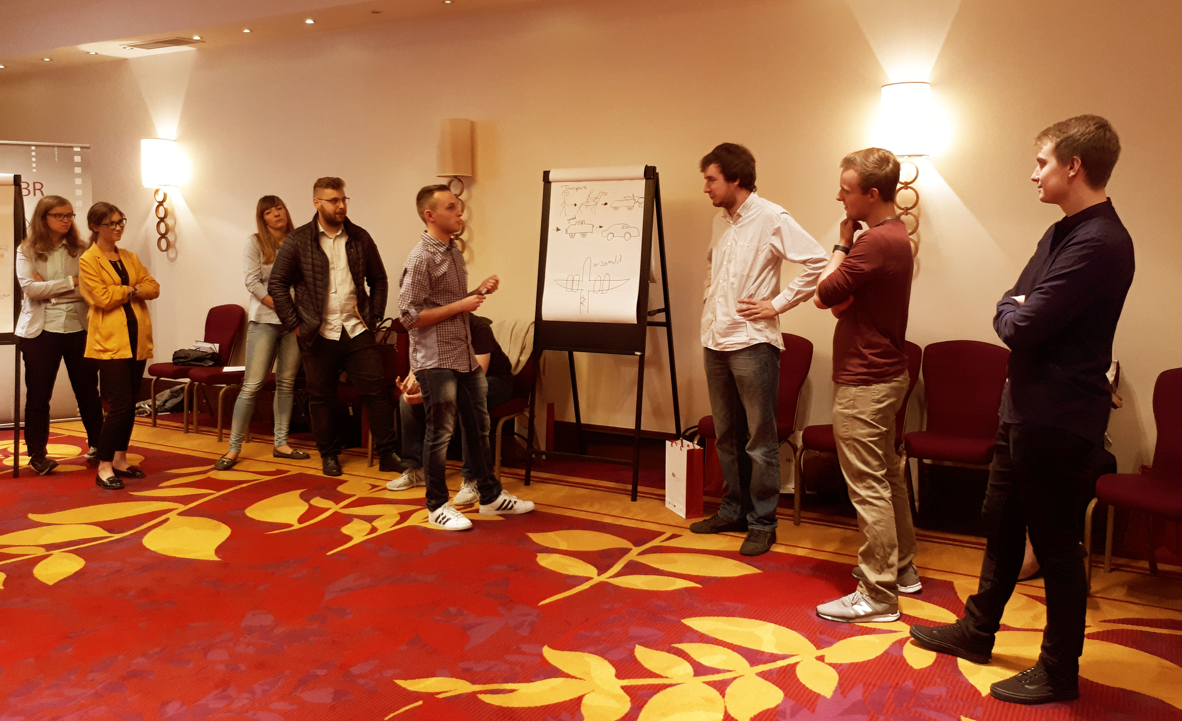 Praca uczestników open day 2018 podczas warsztatów