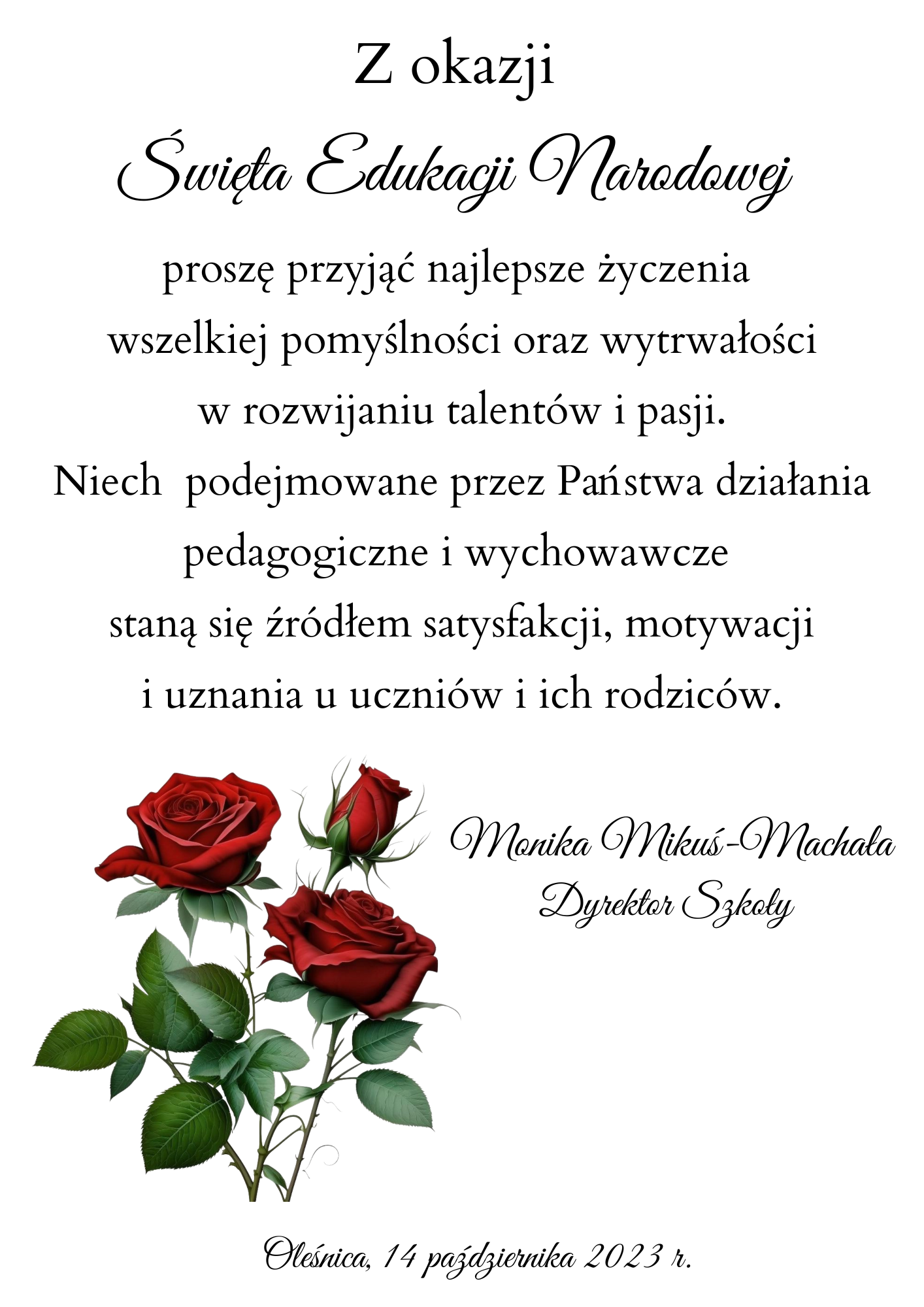 Dzień Edukacji Narodowej