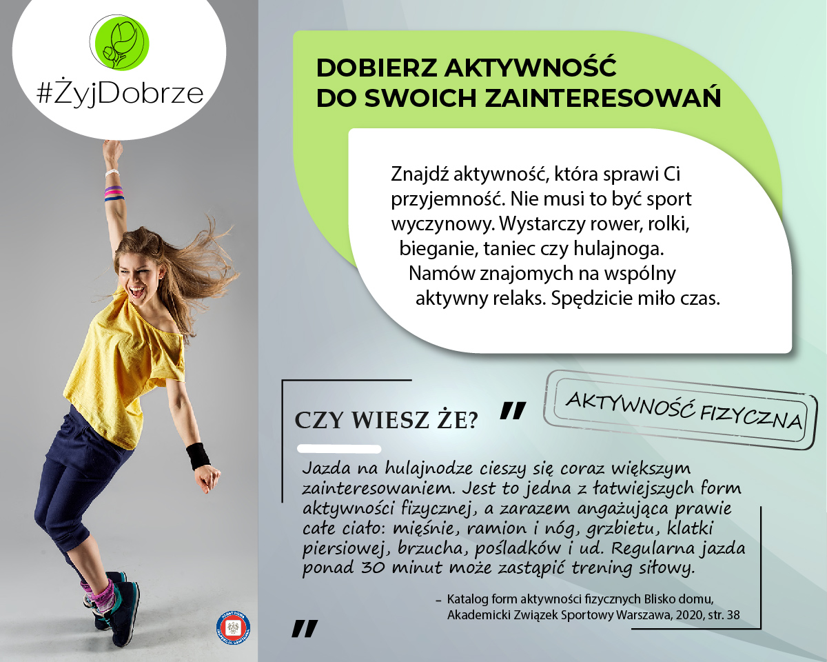 Dobierz aktywność do swoich zainteresowań