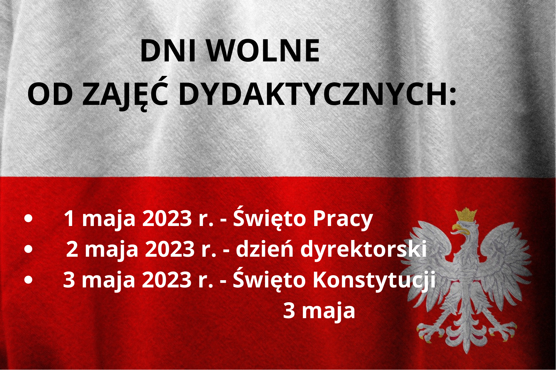 dni wolne od zajęć dydaktycznych