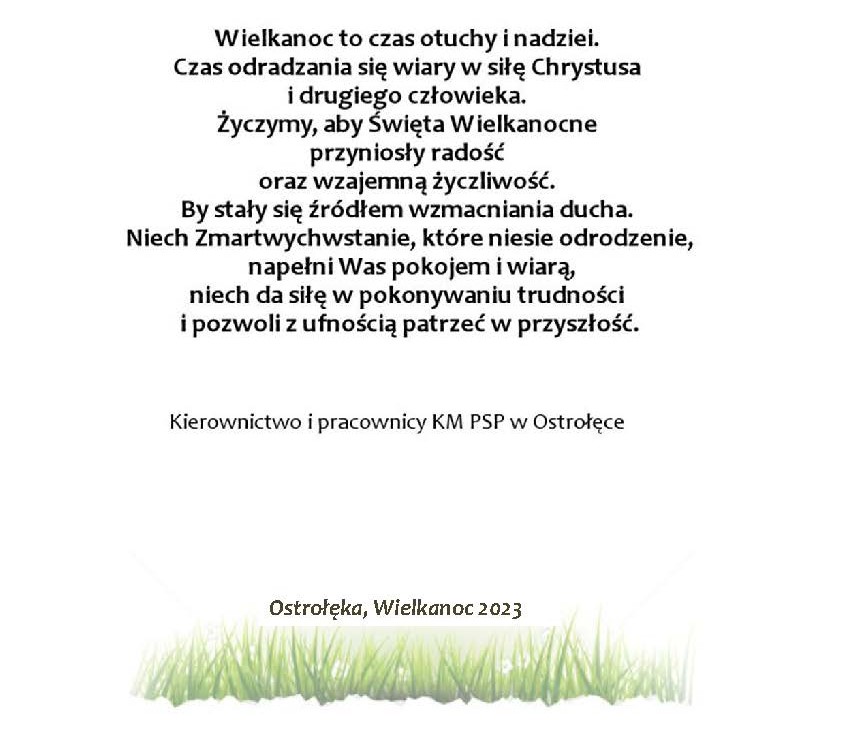 Życzenia Wielkanocne