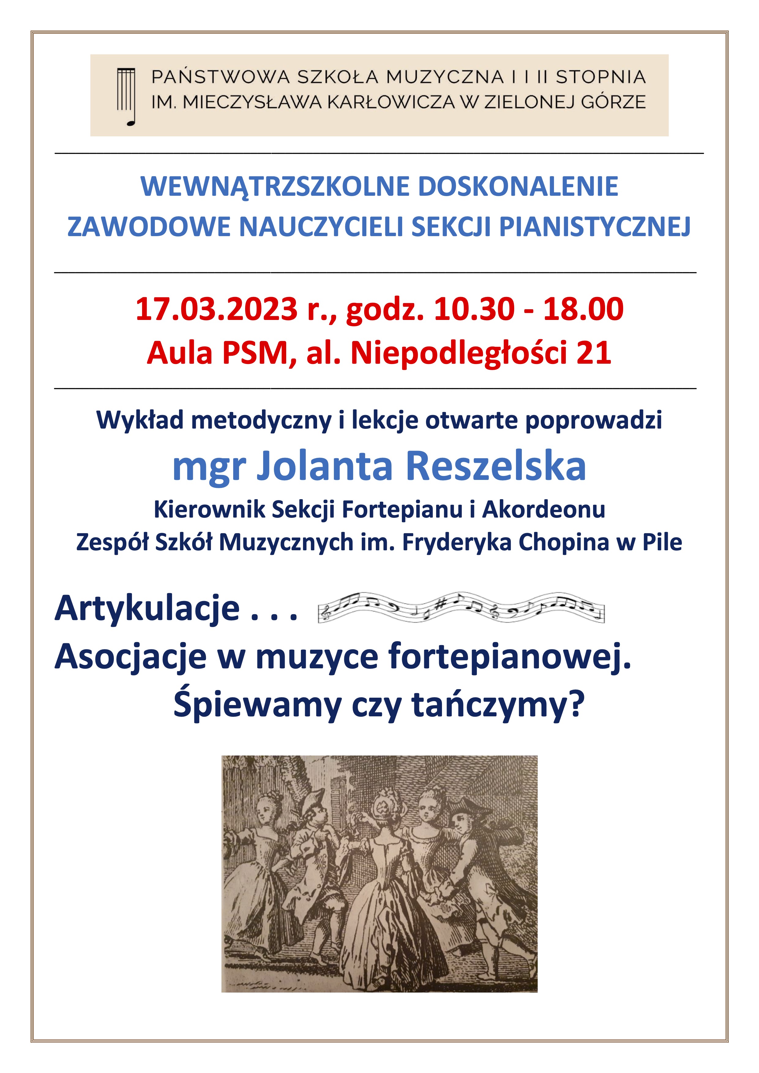 Warsztaty dla pianistów