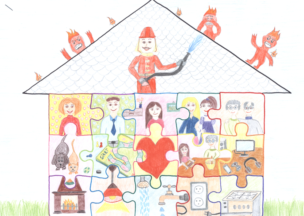 Łucja Pawul Szkoła Podstawowa w Drzewuicy – 3 miejsce – Indywidualny Konkurs „Mój Bezpieczny Dom”