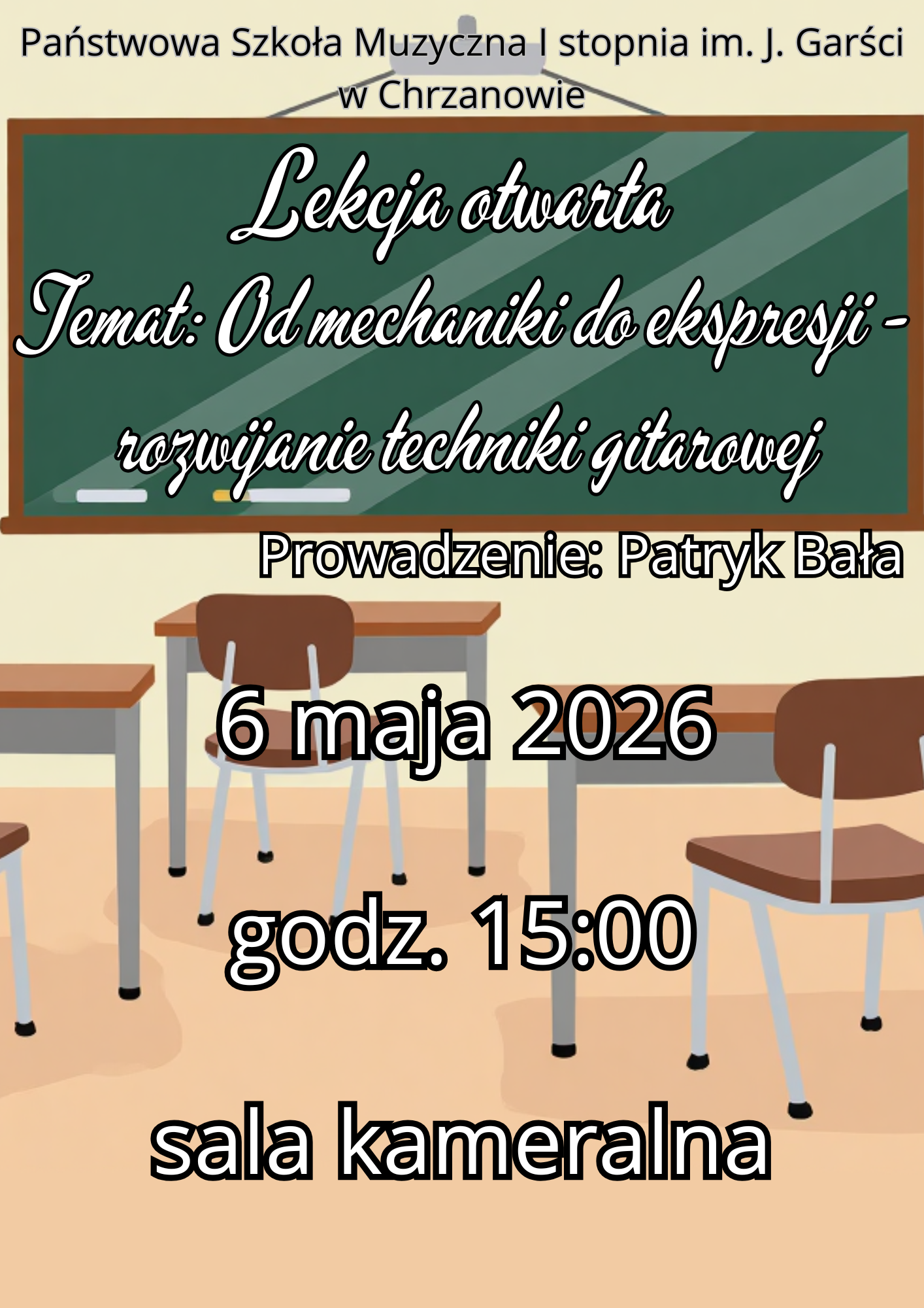 Afisz lekcja otwarta