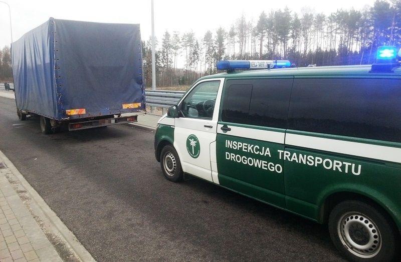 Pojazd zwrócił uwagę inspektorów ITD zajmujących się kontrolą elektronicznego poboru opłat na odcinku krajowej „szesnastki” w Olsztynie. 