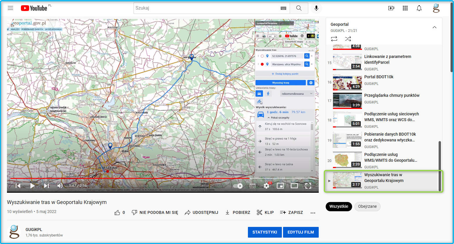 Zrzut ekranu ze strony youtube.com.
