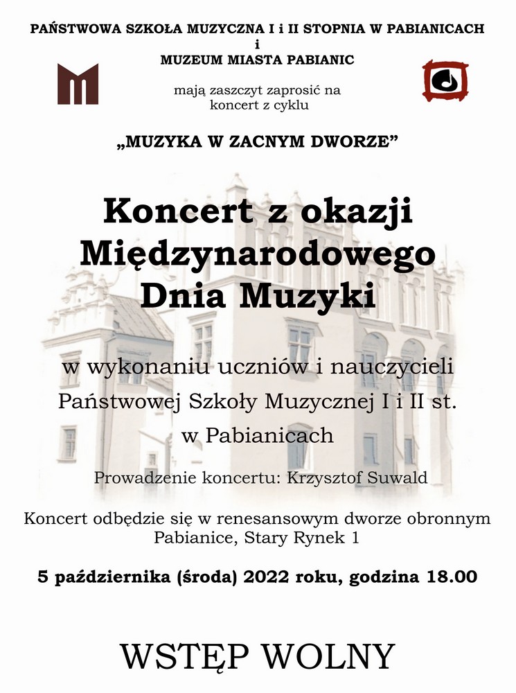 Koncert z okazji Międzynarodowego Dnia Muzyki
