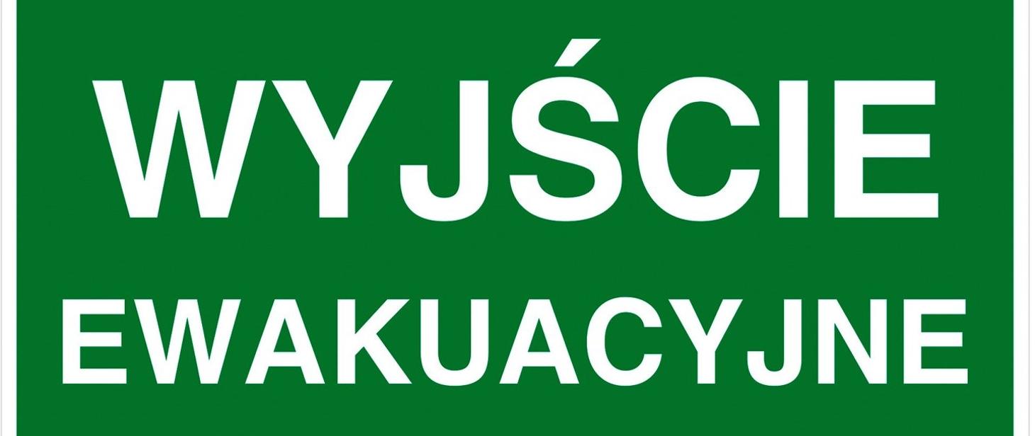 Bezpieczna ewakuacja - bezpieczne wakacje