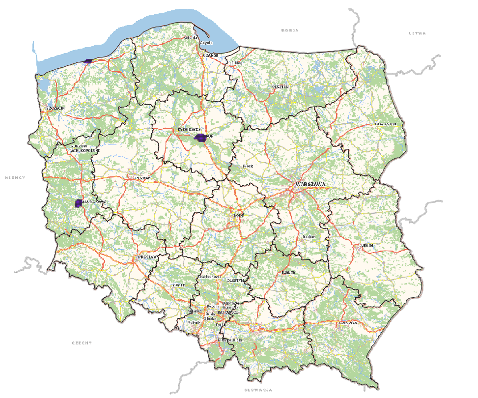 Ilustracja przedstawia zakres planowanych do opracowania danych.