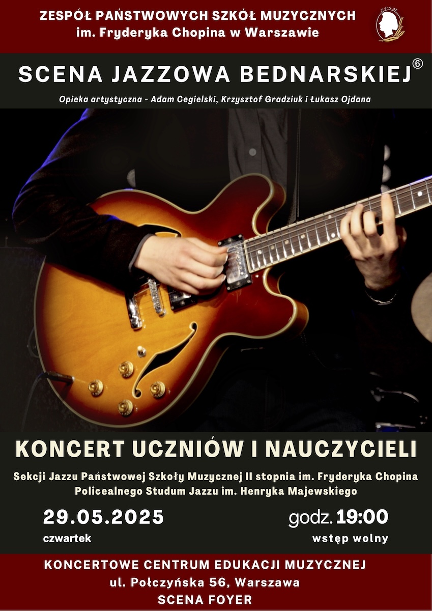 Afisz - 29.05.2025 - Scena Jazzowa Bednarskiej (6) - koncert
