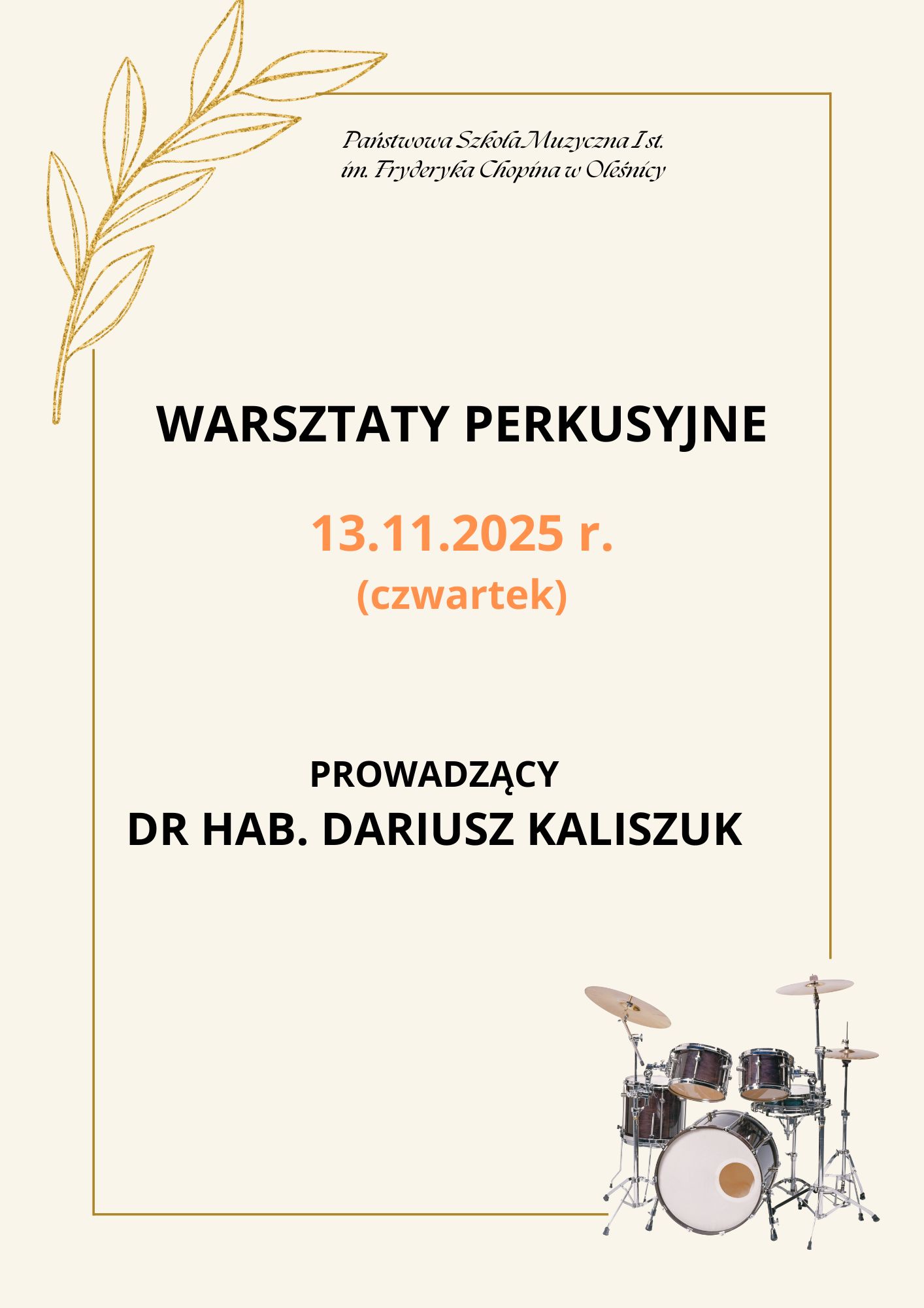 warsztaty perkusyjne