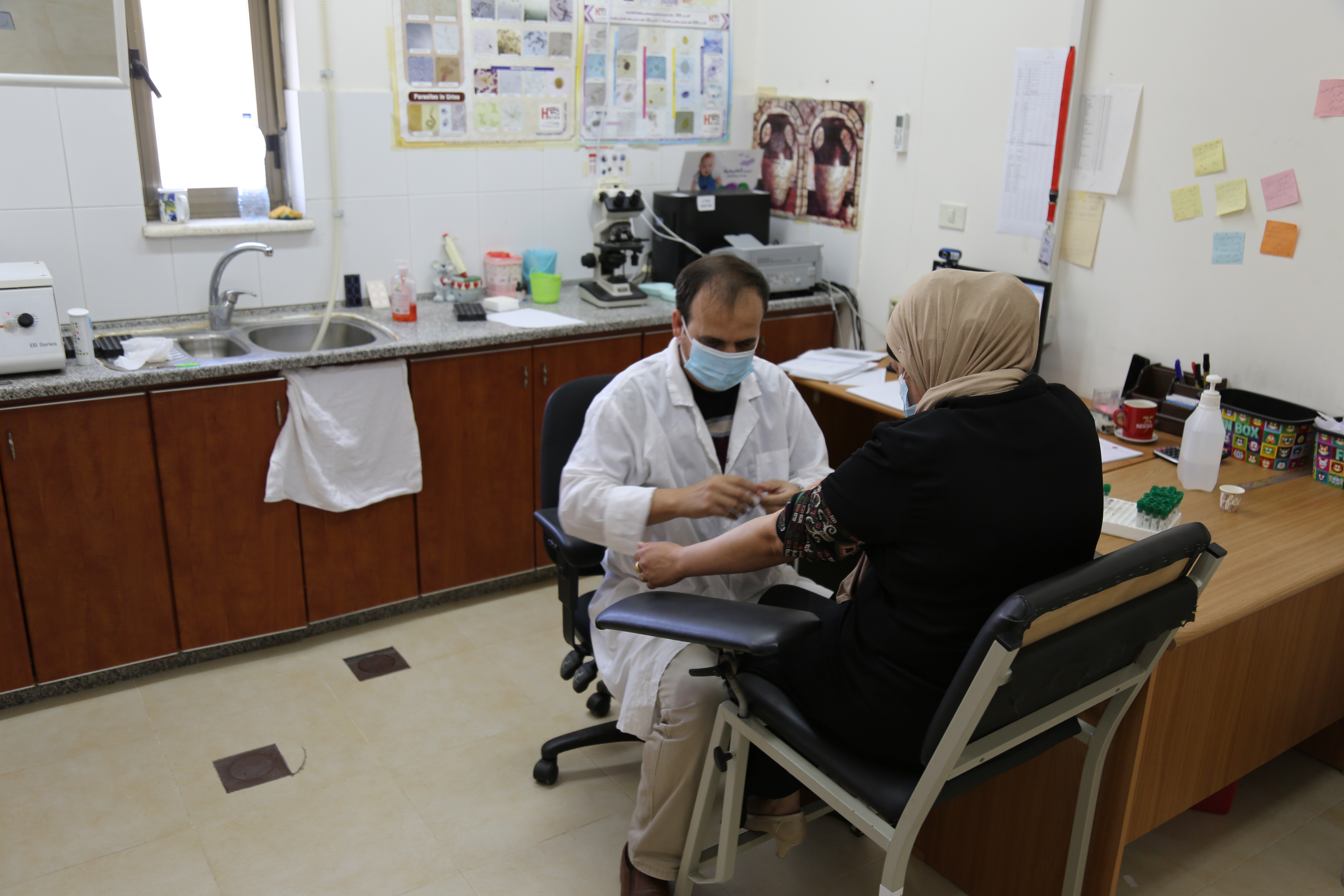  treatment at the Taybeh clinic photo: Caritas Polska