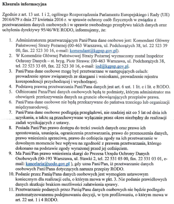 Oferta służby – zastępca naczelnika w Biurze Nadzoru – strona 2