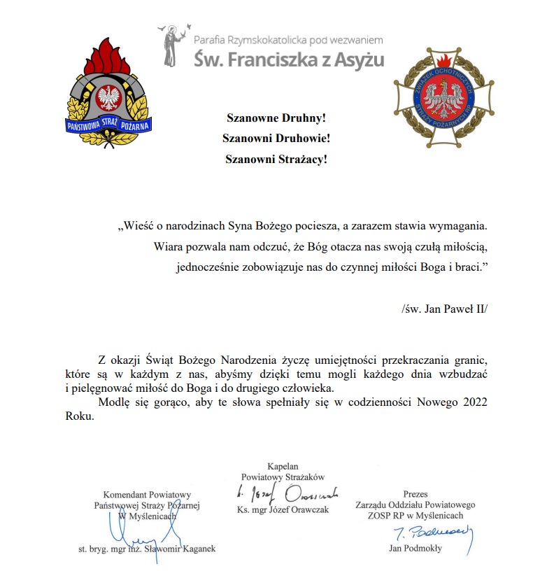 Życzenia Bożonarodzeniowe