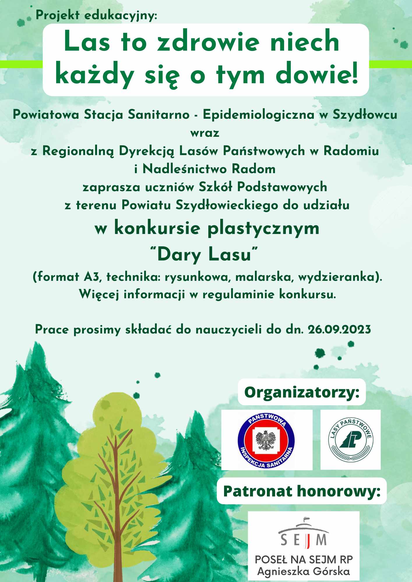 Konkurs plastyczny Dary Lasu