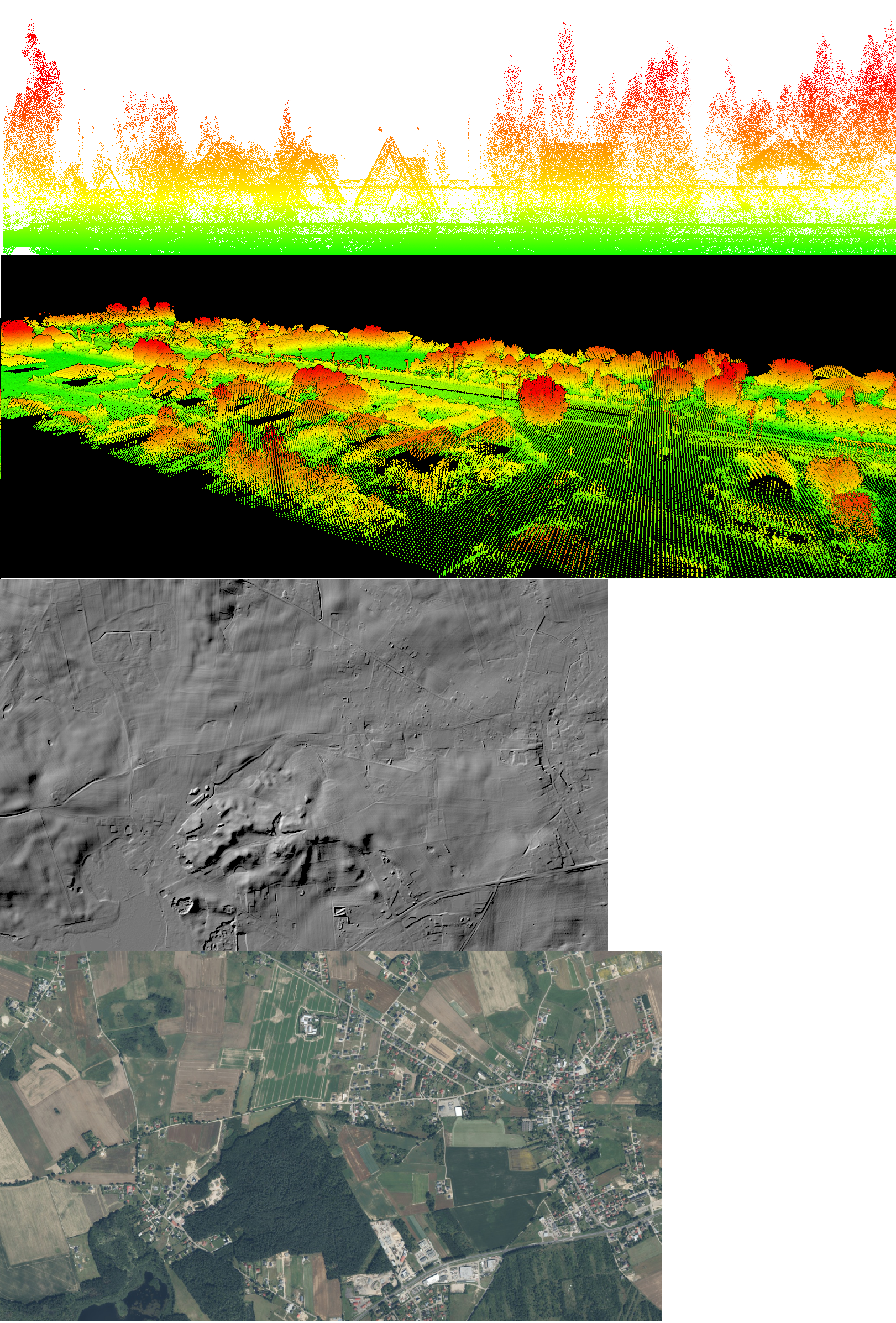 Ilustracja przedstawia dane fotogrametryczne