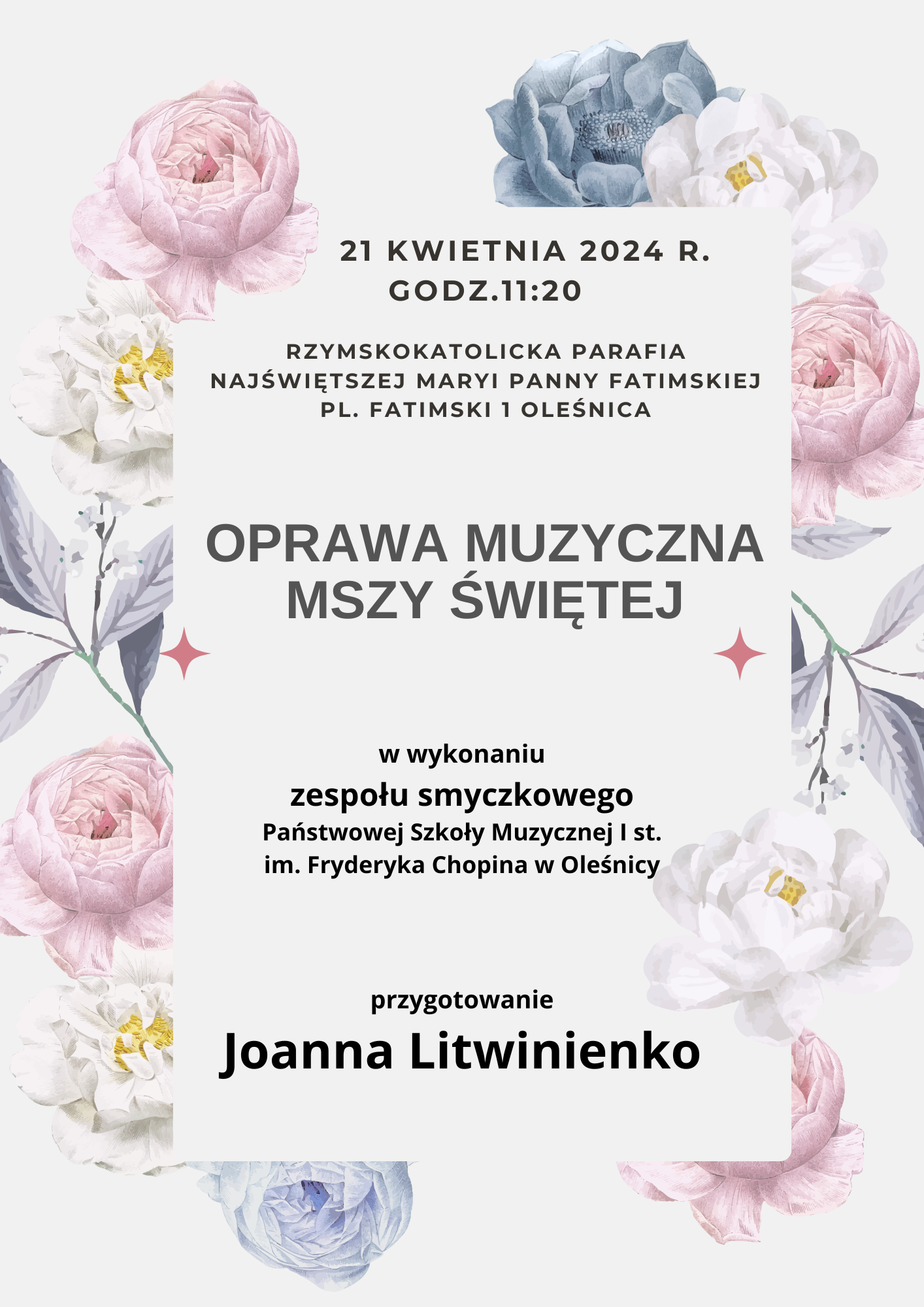 oprawa muzyczna mszy świętej
