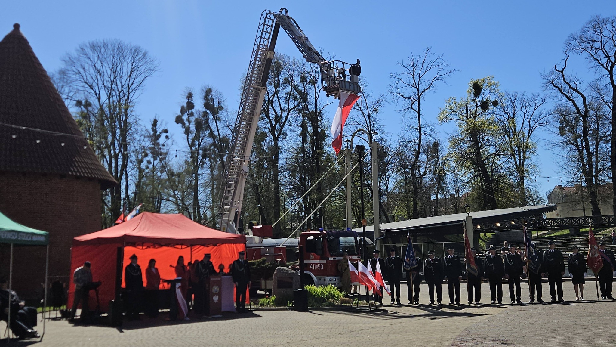 Święto Flagi, Dzień Strażaka oraz 80 lecie Ochotniczej Straży Pożarnej w Braniewie