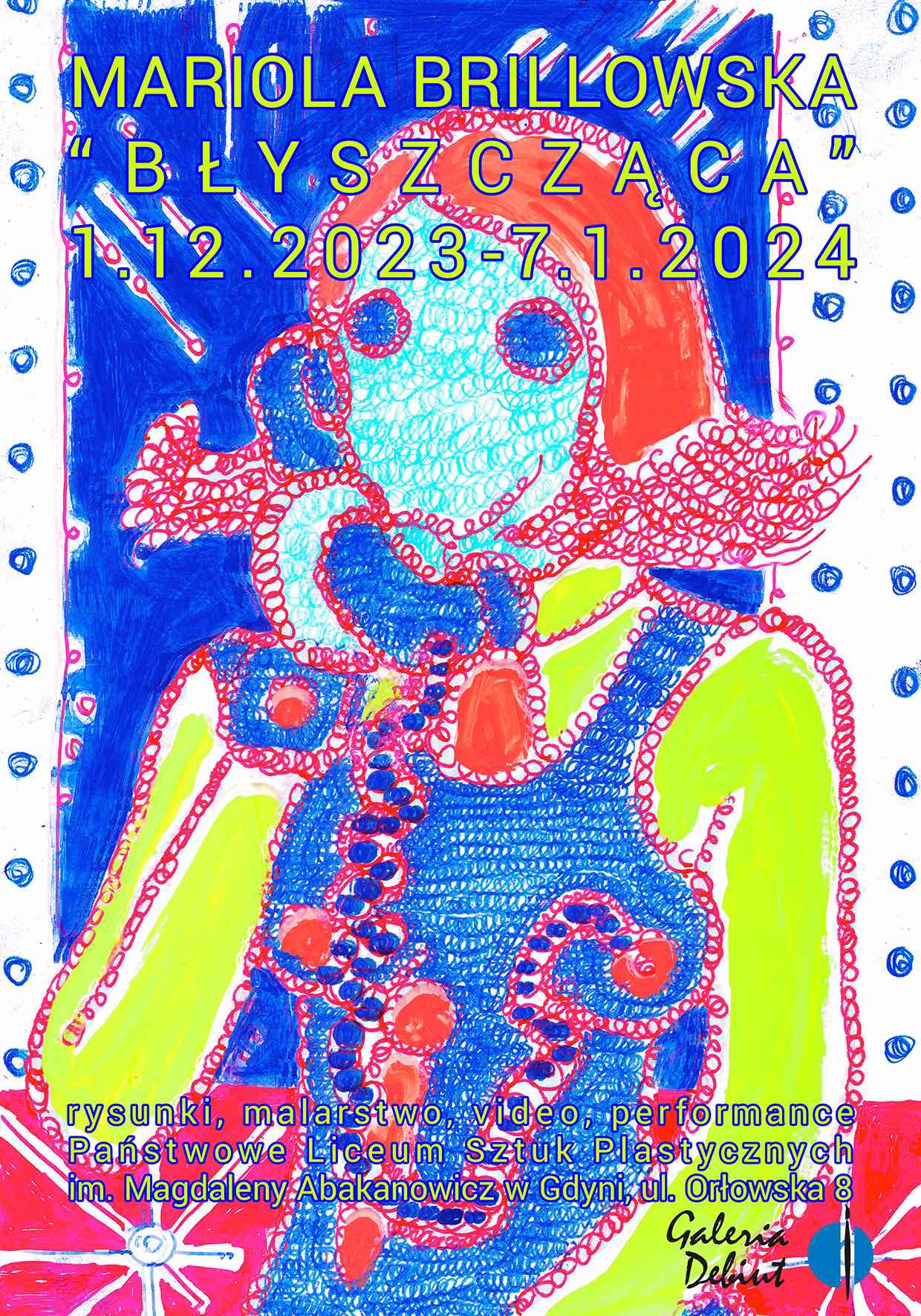 Plakat do wystawy Błyszcząca