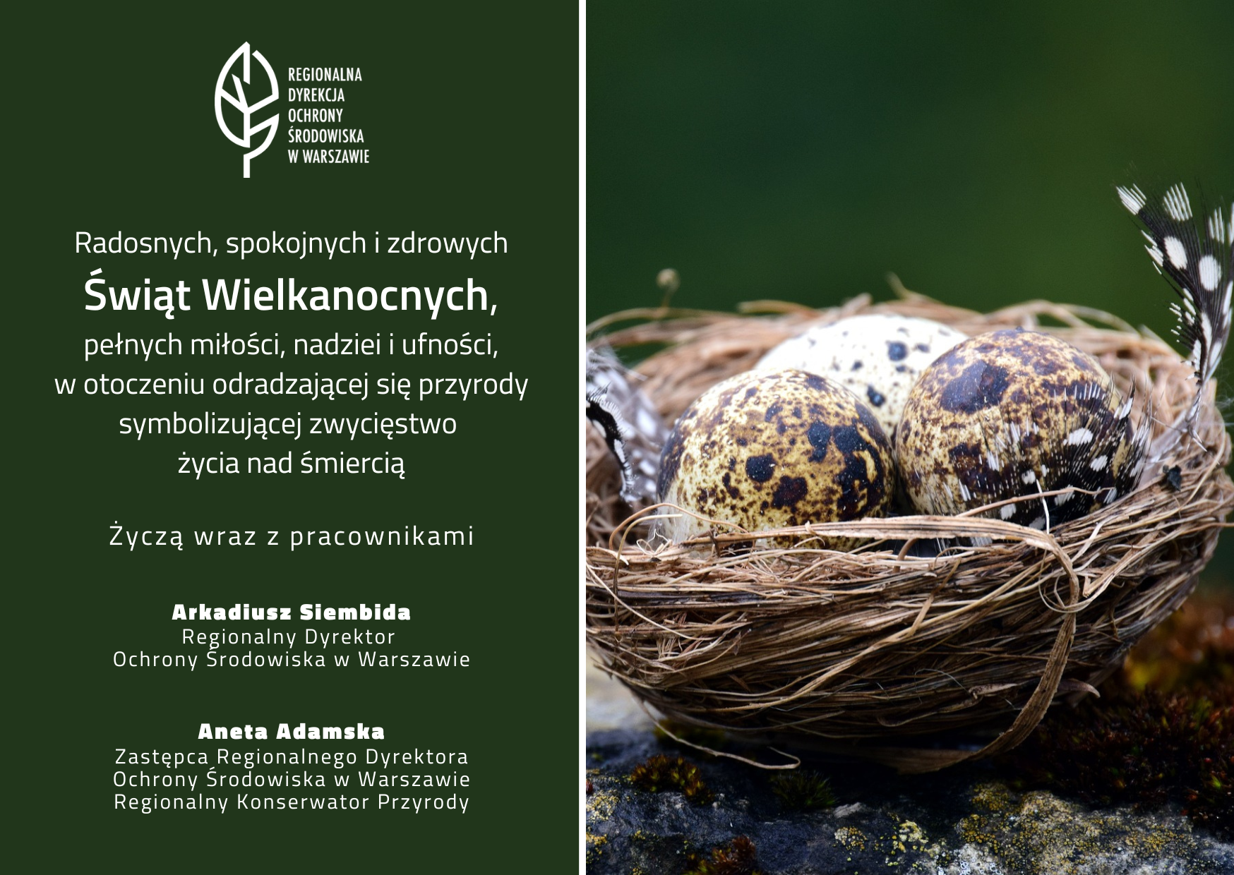 życzenia świąteczne kwiecień 2023