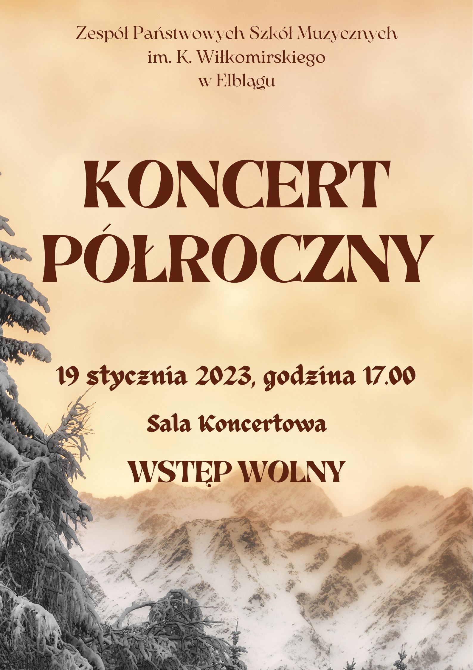 koncert półroczny