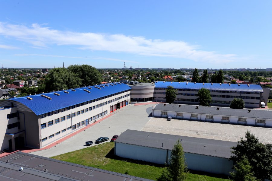 Nowy budynek od strony wewnętrznej