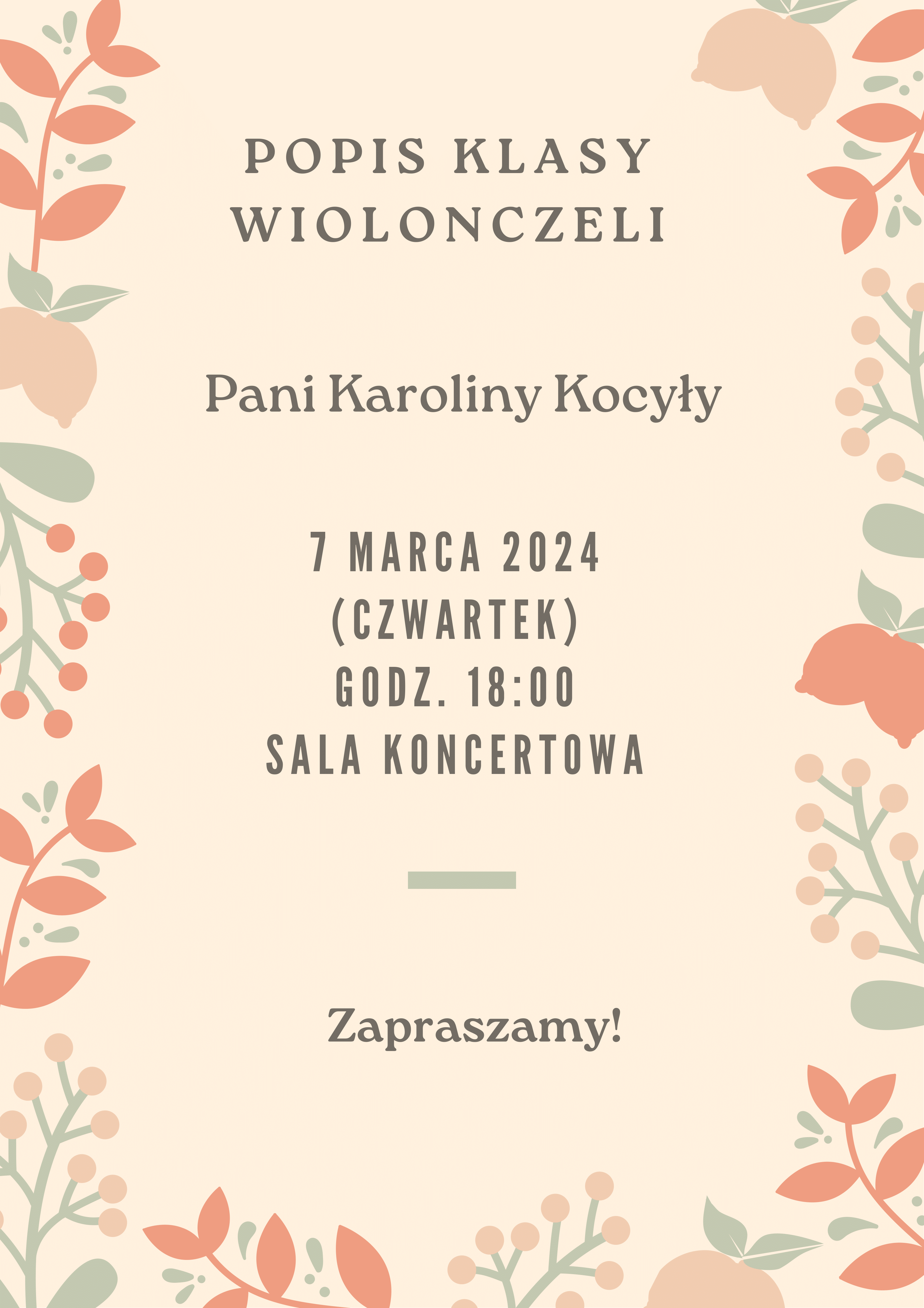 popis klasy wiolonczeli