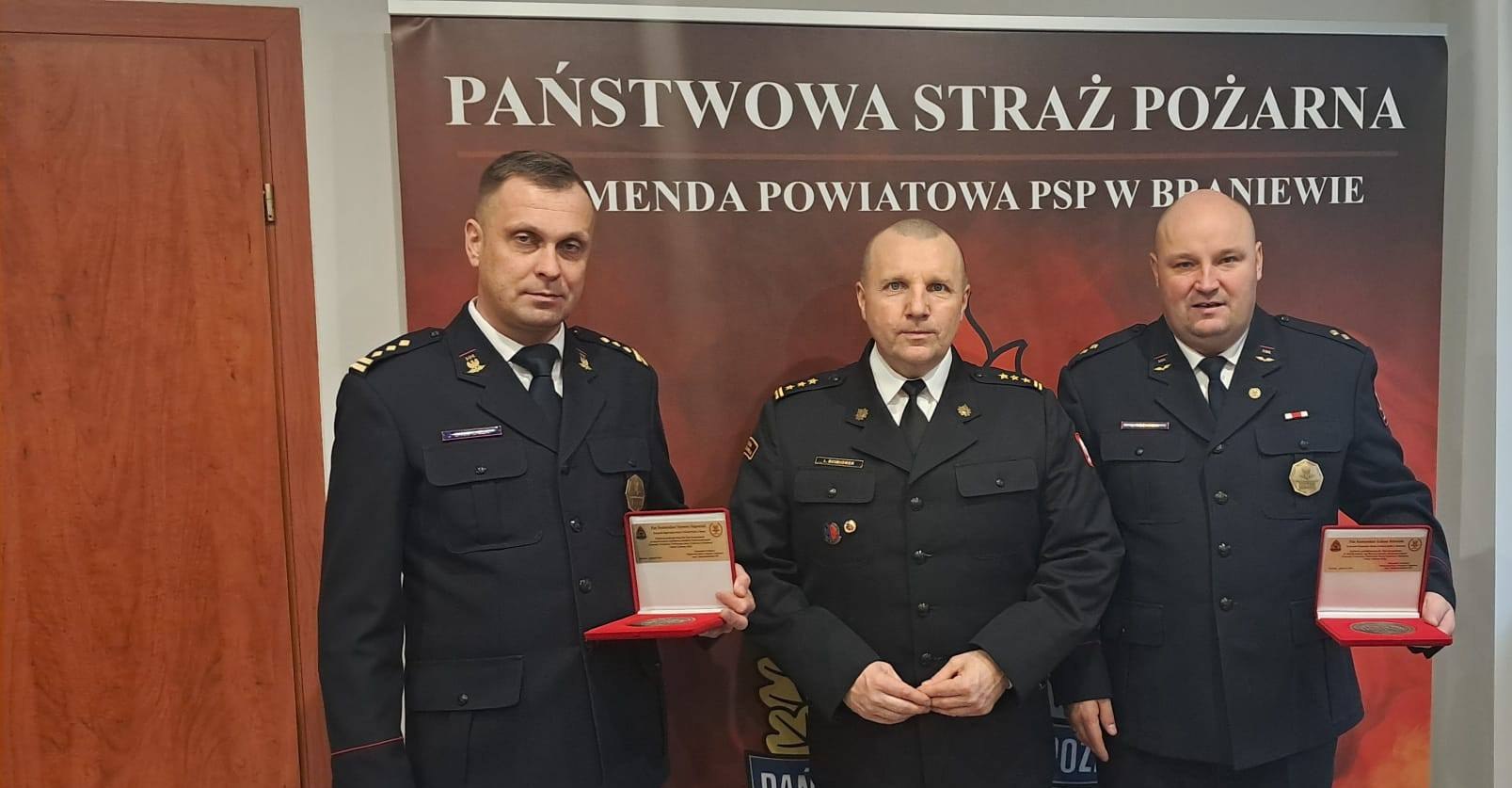 Rozmawiano o współpracy służb mundurowych SOK i PSP