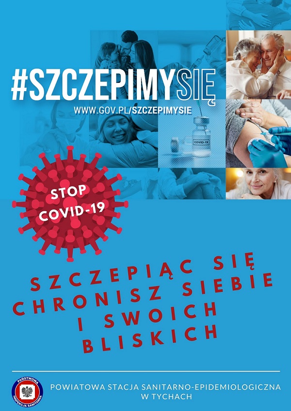 Plakat akcji #Szczepimysię