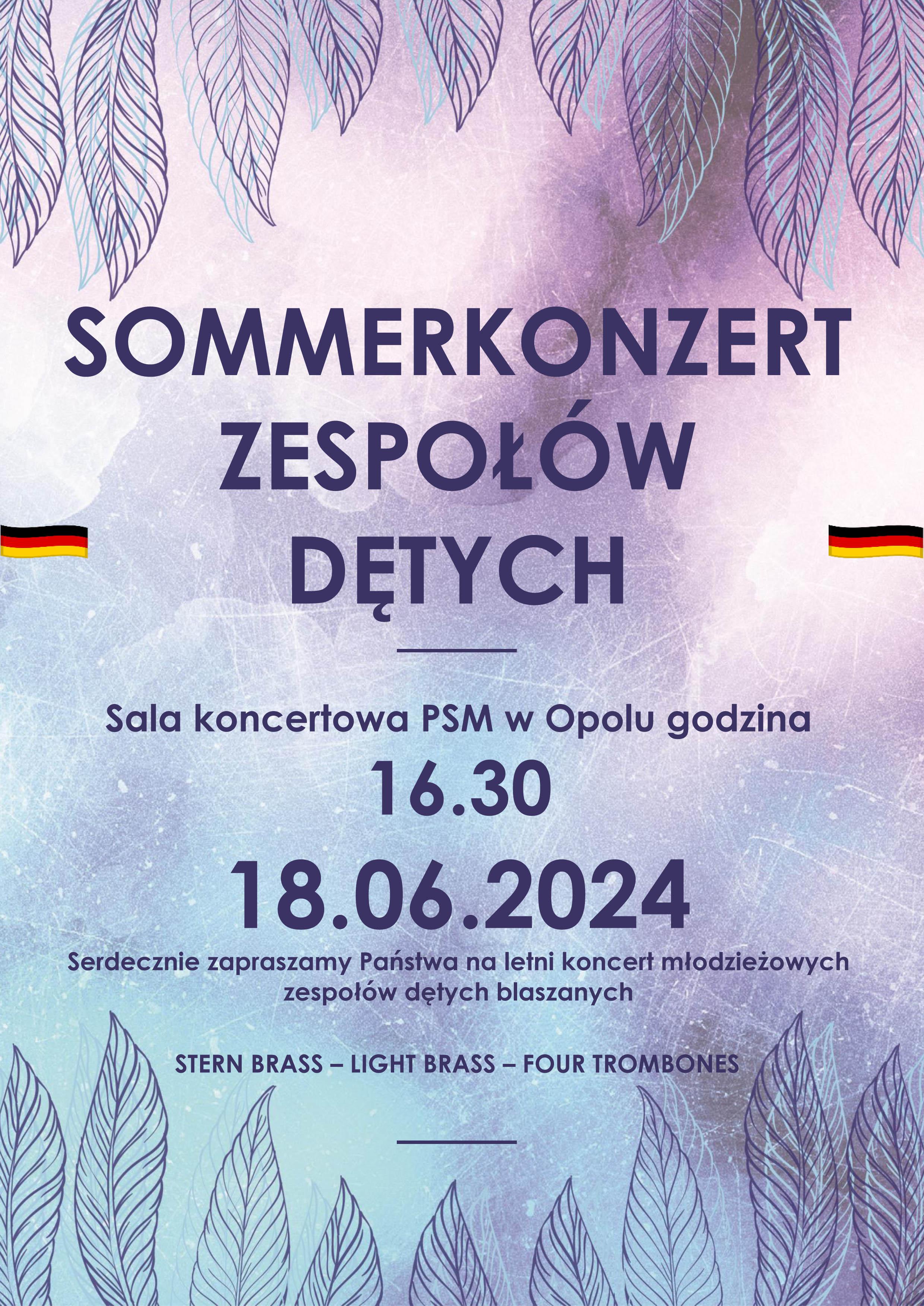 SOMMERKONZERT zespołów dętych