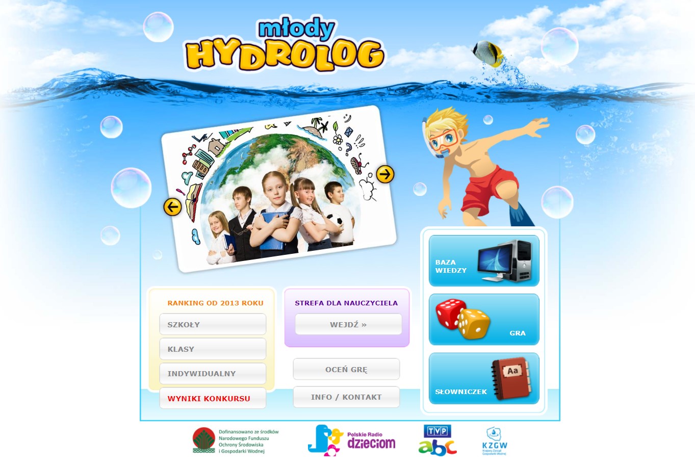 Gra edukacyjna - Młody hydrolog