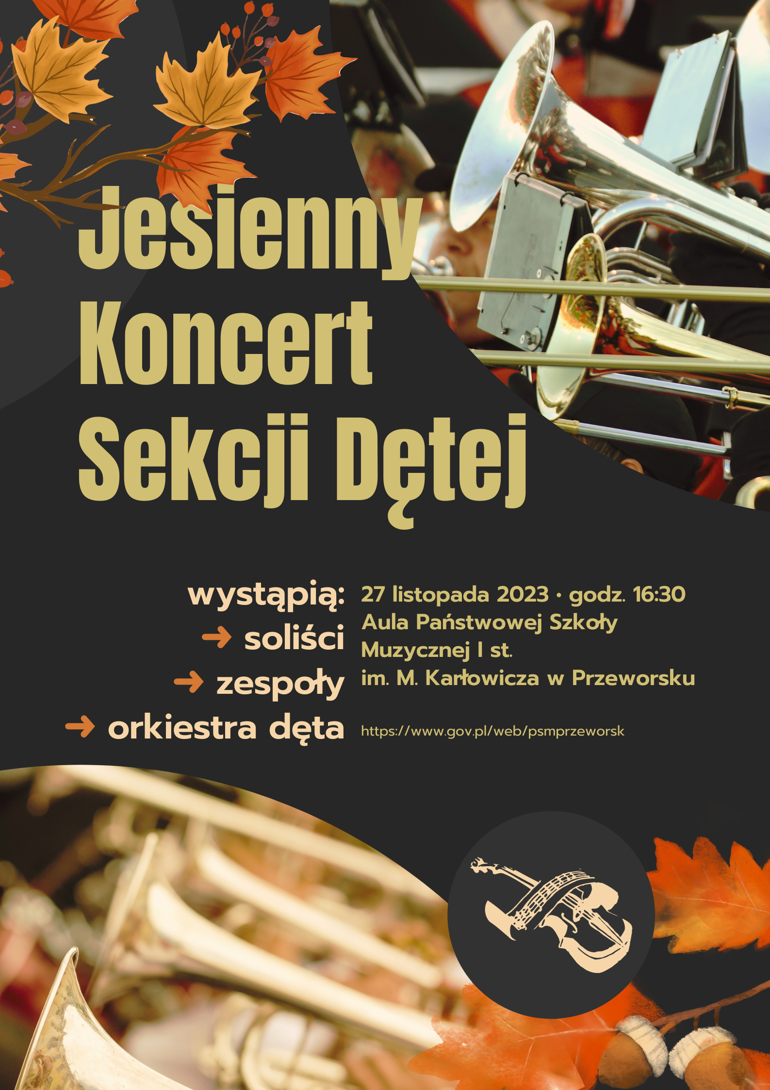 Jesienny koncert sekcji dętej