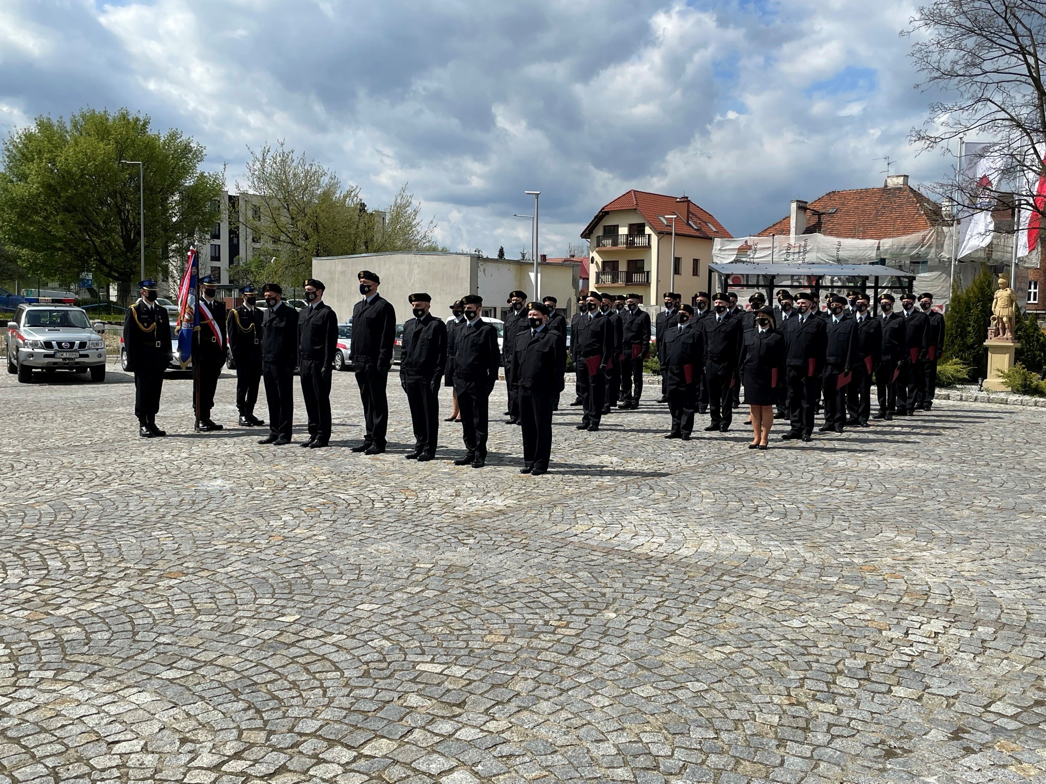 Uroczyste zakończenie szkolenia w zawodzie strażak