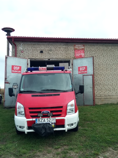 samochód pożarniczy OSP Kołomyjska